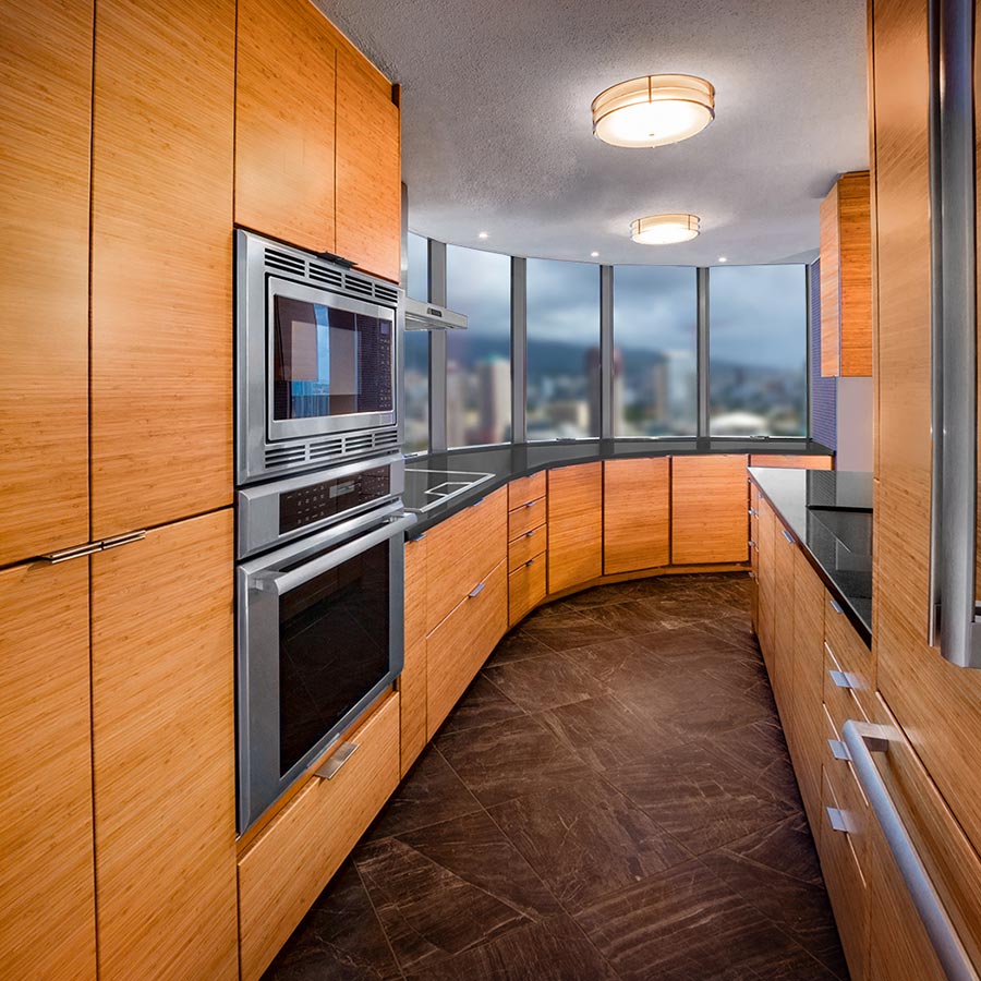 image of remodeled kitchen entry